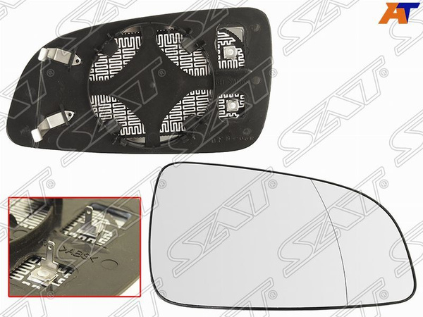 Полотно зеркала правое опель астра OPEL ASTRA H 2004-2007 асферическое ...