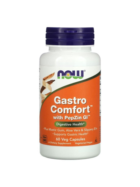 NOW Gastro Comfort Гастрокомфорт - 60 капсул купить на OZON по низкой ...