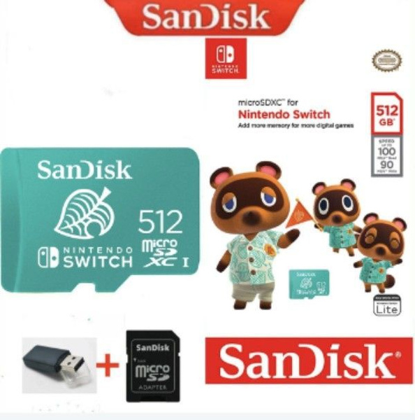 Карта памяти Nintendo Switch 512 ГБ - купить с доставкой по выгодным ...