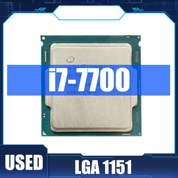 Процессор Intel 7700 Core i7 7-го поколения, OEM (без кулера), 4 яд., 3 ...