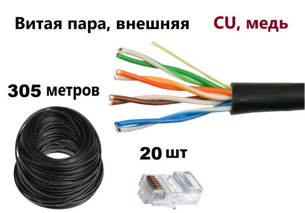 Витая пара Skynet 8 - купить по выгодной цене в интернет-магазине OZON ...