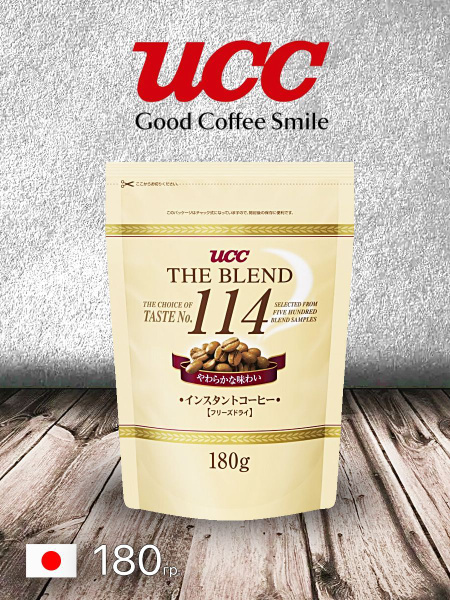 Японский кофе UCC Коллекция №114 (растворимый,), 180 г - купить с ...