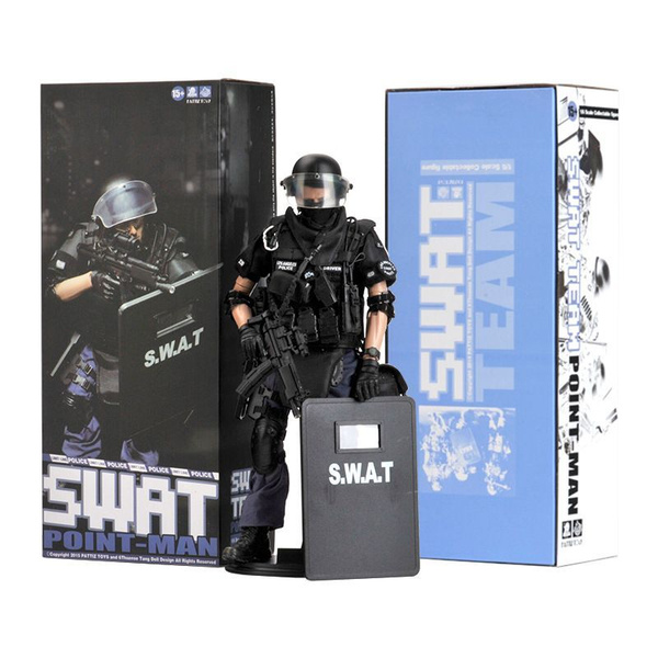 Коллекционная подвижная /фигурка swat американский спецназ солдатик ...