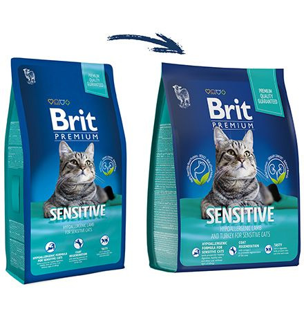 Brit Premium Sensitive / Сухой корм Брит Премиум Гипоаллергенный для ...