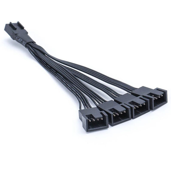 Разветвитель FAN 4 pin на 4х 4pin - купить с доставкой по выгодным ...