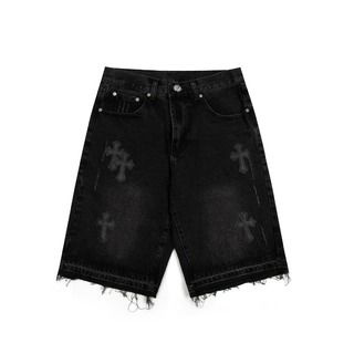 Шорты Мужской Chrome Hearts Повседневный черный, размер 48, 50 ...