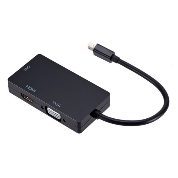 3 в 1 Mini DP к HDMI VGA DVI преобразователь 1080P Mini DP кабель ...