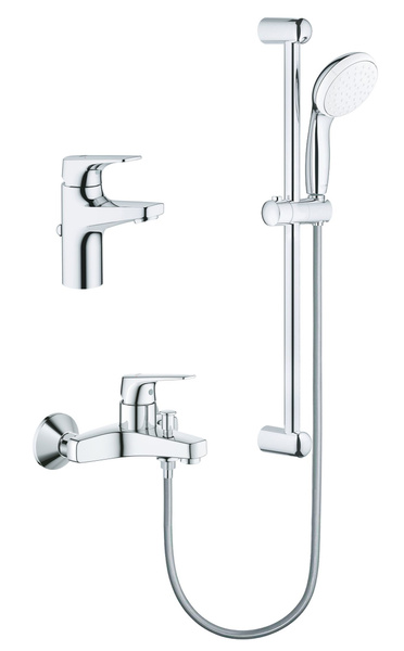 Комплект смесителей для ванной Grohe BauFlow Temp Lim, хром купить на ...