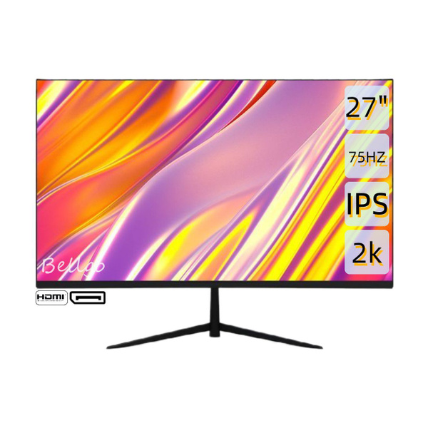 Монитор 75 гц 2k игровой плоский без рамки full hd 27" - купить по ...
