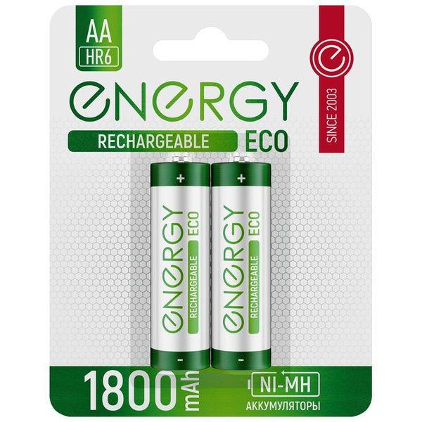 Аккумулятор ЭРА "Eco Energy", тип AA (HR6-2BL), 2700 мАч, 2 шт - купить ...
