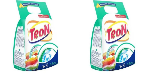 Teon Стиральный порошок 1800 г Для белых тканей, Для цветных тканей ...