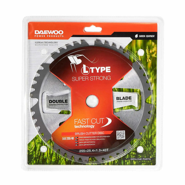 Оснастка для садовой техники Диск для мотокосы Daewoo DABC 255/40 Диск ...