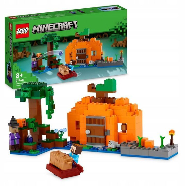 Конструктор LEGO Minecraft Тыквенная ферма Лего Майнкрафт 21248 ...