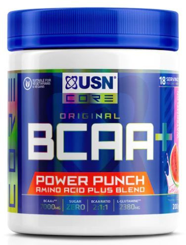 Комплекс аминокислот в порошке USN BCAA Power Punch 200 грамм со вкусом ...