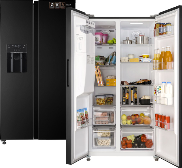 Холодильник Weissgauff WSBS NFW Inverter Ice Maker, черный - купить по ...