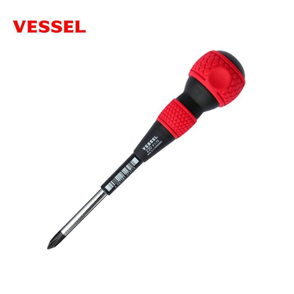 VESSEL Отвертка с прецизионным черным с прецизионной черной головкой ...