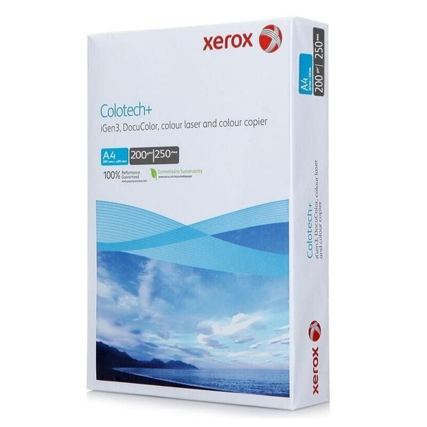 Бумага Xerox Colotech+ (А4, 200 г/кв.м, 250 листов) - купить с ...