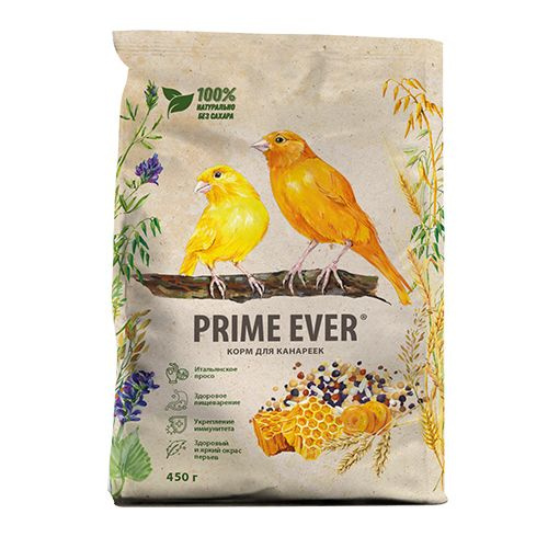 Prime Ever / Сухой корм Прайм Эвер для Канареек, 450 г - купить с ...