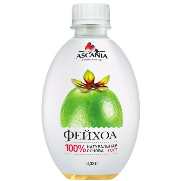 Лимонад газированный Фейхоа ASCANIA/Аскания пэт, 0.33л х6шт - купить с ...