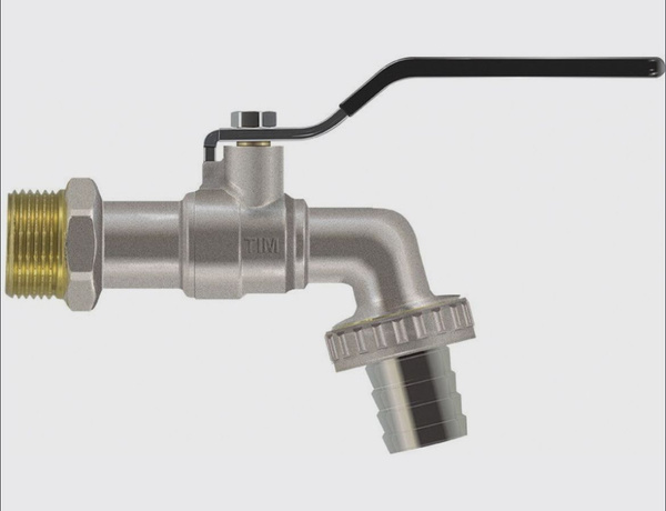 Кран водоразборный с носиком 1/2" TIM DE1224 - купить по низкой цене в ...