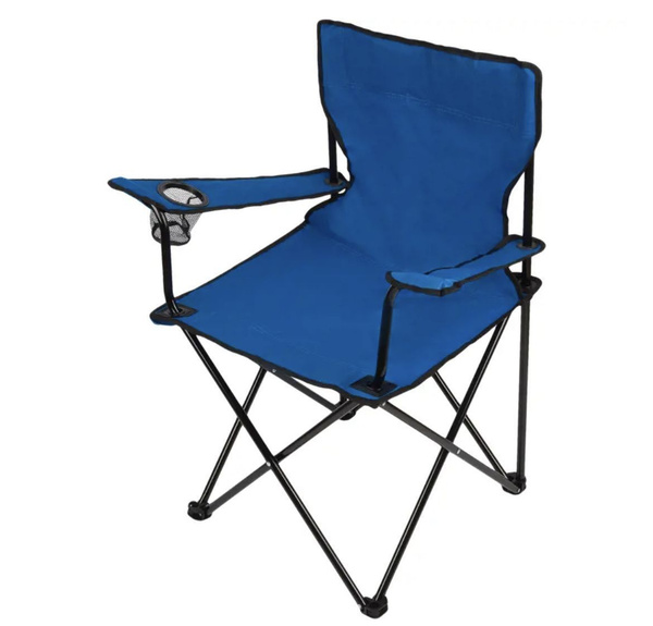 Кресло садовое складное Oxford синий - купить с доставкой по выгодным ...