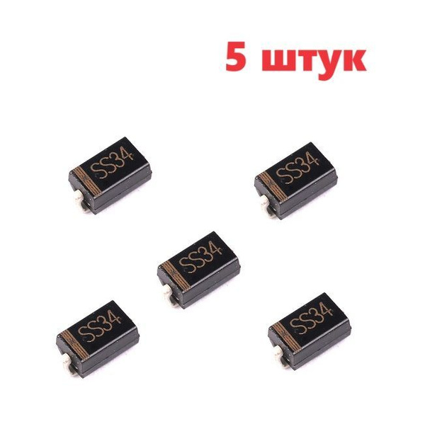 1N5822 SS34 диод (5 шт.) DO-214AB SMD 31DQ04 схема MBR340P ...