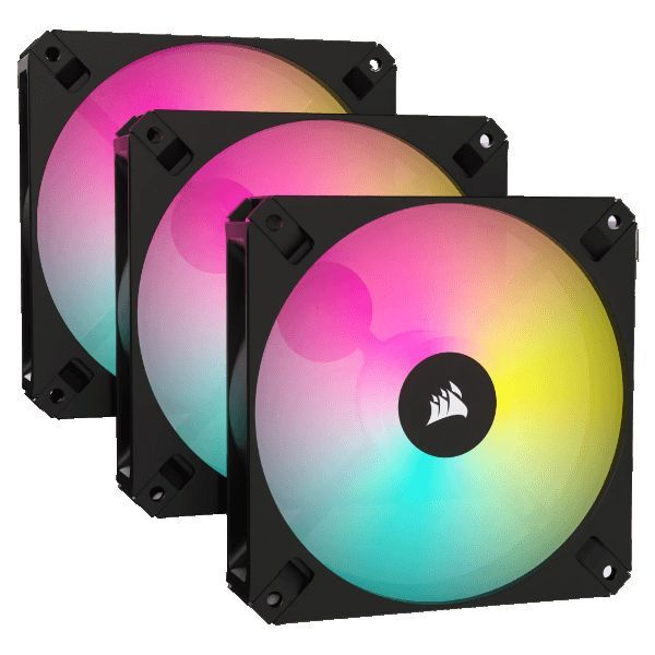 Вентилятор CORSAIR iCUE AR120 Digital RGB, 120 мм с RGB-подсветкой и ...
