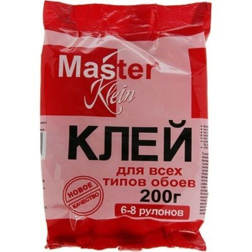 Клей для обоев MASTER KLEIN универсальный, 200 г. - купить по доступной ...