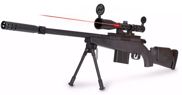 Игрушечное оружие Ружье M24 115см 8811A с прицелом, лазером, сошками и ...