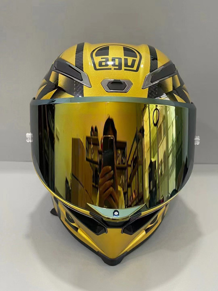 Мотошлем AGV avg pista PISTA E2206 золотой - купить с доставкой по ...
