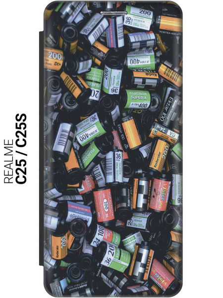 Чехол-книжка на Realme C25 / C25S / Рилми С25 / С25с c принтом ...