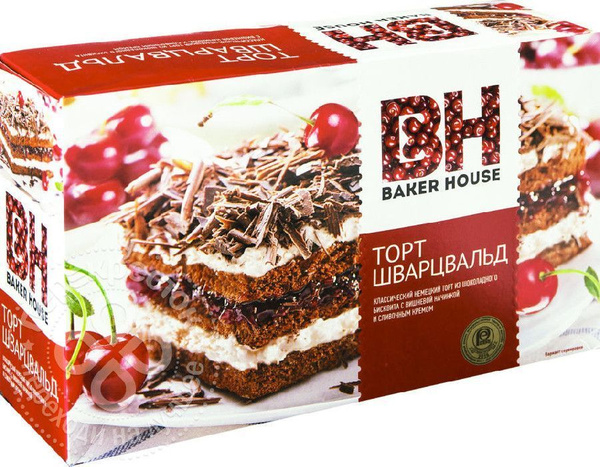 Торт Baker House Шварцвальд 350 г - купить с доставкой по выгодным ...