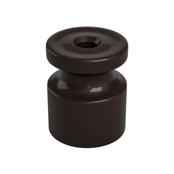 Изолятор ретро для открытой проводки пластиковый коричневый - купить по ...