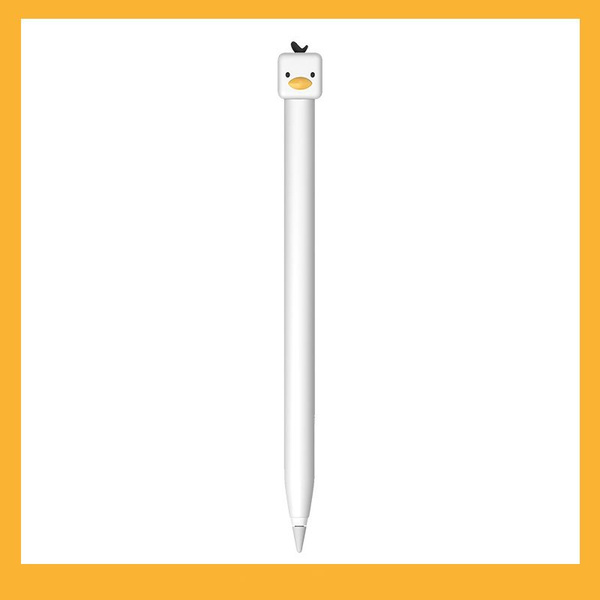 Симпатичная утка для Apple Pencil 1-го поколения Силиконовый чехол для ...