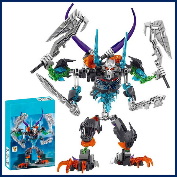 Конструктор LX Стальной Череп, 249 деталей совместим с Lego bionicle ...
