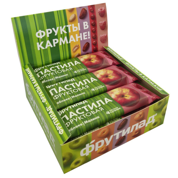 Пастила Фруктовая "Фрутилад"/яблоко-малина/12 шт по 30 г - купить с ...