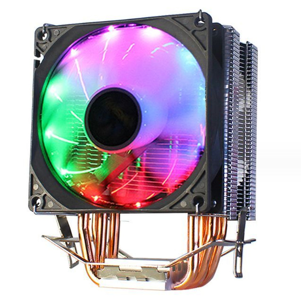 Кулер башенный для процессора с RGB подсветкой 4 теплотрубки - купить ...