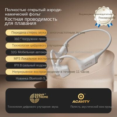 Наушники Накладные Система костной проводимости B70 - купить по ...