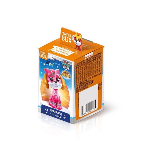 Новогодний подарок.Мармелад Sweetbox с игрушкой щенячий патруль, 100 г ...