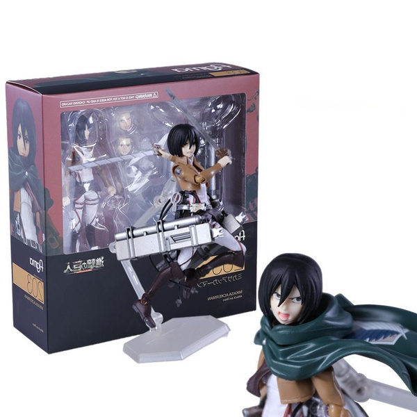 аниме фигурка атака титанов (16CM)/"MikasaAckerman"подвижные фигурки ...