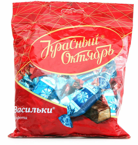 Конфеты Васильки с помадным корпусом 500 гр Красный октябрь - купить с ...