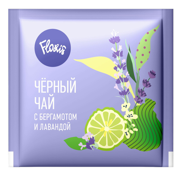 Чай черный с бергамотом и лавандой Floris в пакетиках, 50 шт. - купить ...
