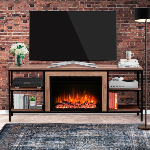 Характеристики Тумба под телевизор ELEKAM LOFT с очагом и порталом, с ...