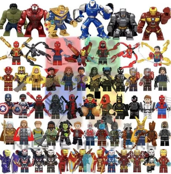 Набор фигурок Марвел Лего фигурки Marvel Супергерои случайно 40 штук ...