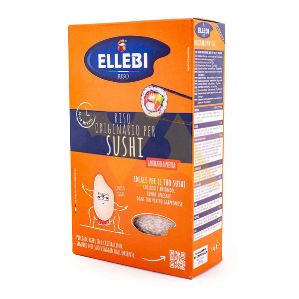 Рис для суши, RISO ELLEBI, 1 кг - купить с доставкой по выгодным ценам ...