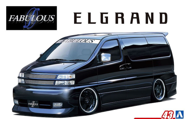 Aoshima 1/24 FABULOUS APE50 Elgrand '00