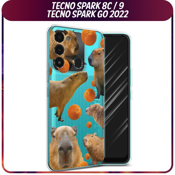 Силиконовый чехол на Tecno Spark Go 2022/8С/9 / Текно Спарк Гоу 2022/8С ...