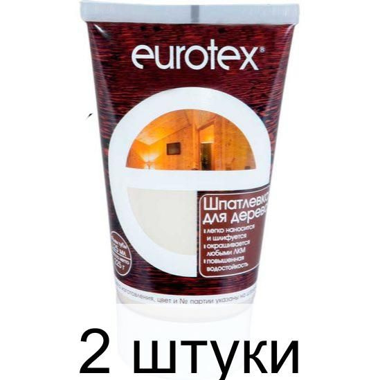 Шпатлевка по дереву EUROTEX 0,225 кг Лиственница - 2 банки купить по ...