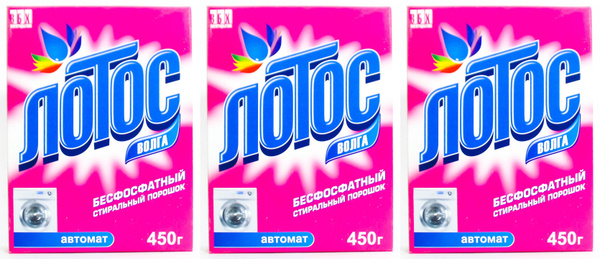 Лотос Стиральный порошок 450 г Для белых тканей, Для цветных тканей ...