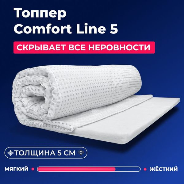 Топпер-наматрасник ФормФикс Comfort Line_5ППУ5, Беспружинный, 120 ...